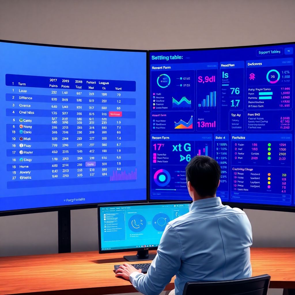 Турнирная таблица и текущая форма команд: как результаты влияют на позиции