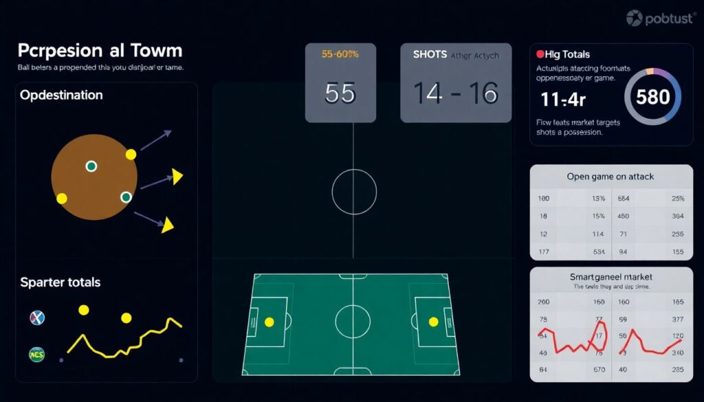 Выбор лучших матчей дня по статистике владения и ударов - иллюстрация